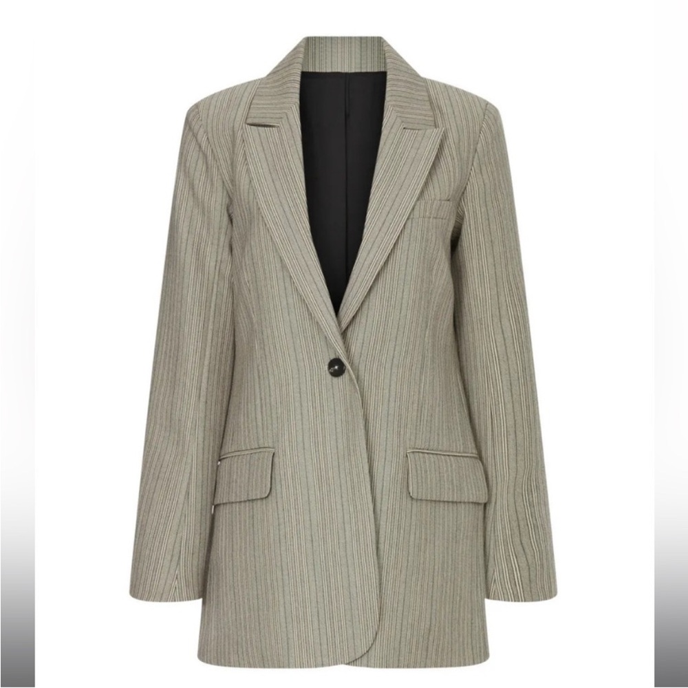 CO • oversized striped blazer- 100% wool - Picture 4 of 7